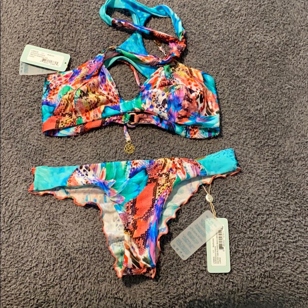 Luli fama multicolored bikini